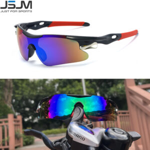 JSJM Outdoor Men Cycling Sunglasses Road Bicycle Mountain Riding Protection Sports Glasses Goggles Eyewear MTB Bike Sun Glasses