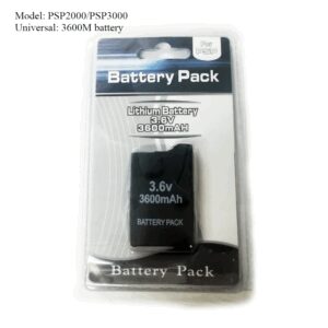 PSP1000 built-in battery PSP battery 2000/3000 universal battery PSP1200mAh replacement battery