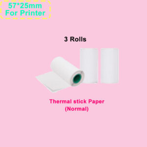 Inkless Mini Portable Printer Cute Printer for Homework Photo Text Note Label Travel Recorder Bluetooth Wirelss Thermal Printing