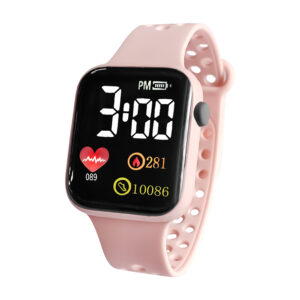 Children’s Smart Watch Personalized Fashion Square Love Electronic Watch Boys and Girls Sports Watch Bracelet