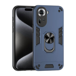 Magnetic Phone Holder Case for OPPO Reno 10 11 Pro 5G 8T Cases Luxury Protect Bumper Back Cover for OPPO Reno7 8 Lite