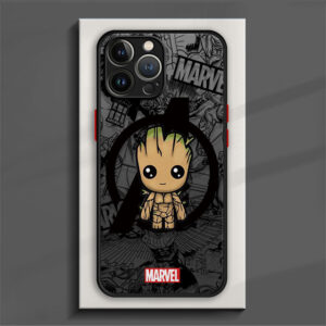 Matte Phone Case For iPhone 15 11 14 13 12 Pro Max Mini X XR Xs 8 7 Plus 6 6S Silicone Cover Marvel Avengers Iron Man