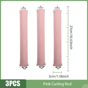 3PCS Heatless Curling Rod Headband Lazy Curler Sleep Hairdresser Women Hairdressing Foam Rollers Hook Type Hair Rod Strap