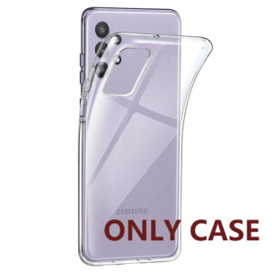 Silicone Clear Case For Samsung Galaxy A52 A51 A50 A32 A31 A30 A72 A71 A70 A40 A60 A41 A22 A21 A20 Ultra Thin Soft Case Cover