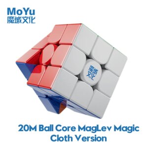 MoYu WeiLong WRM V10 3x3x3 2024 20M Ball Core MagLev Magic Cloth Version Maglev Cube PUZZLE TOYS