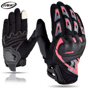 SUOMY Motorcycle Gloves Women Men Summer Breathable Touch Screen Moto Motorbike Riding Guantes Outdoor Sports Protective Gear