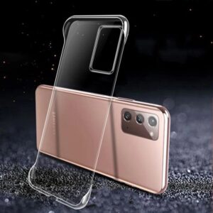 Transparent Slim Frameless Phone Case For Samsung Galaxy S24 S23 S22 S21 S20 S10 S9 Note10 Note20 FE Plus Ultra Clear Thin Cover