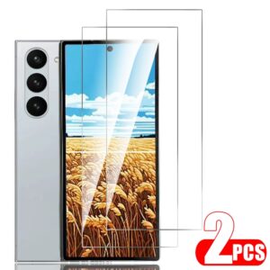 2PCS Full Clear Tempered Front Glass for Samsung Galaxy Z Fold 6 5 4 3 Screen Protector Protective Glass on Sansung Fold6