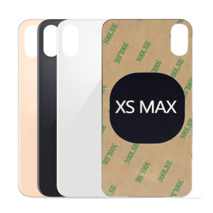 back cover For iPhone X/XS/XSMAX Back Glass Panel Battery Cover Big Hole Rear Door Housing Case Replacement Parts With 3M Tape