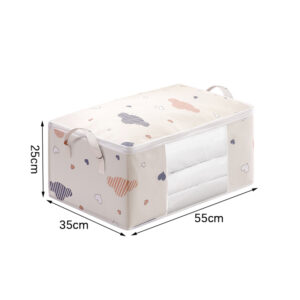 Wardrobe Organizer Large Capacity Quilt Storage Bag Clothing Box Bedding Container Polyester Fabric Dustproof Storage Bags
