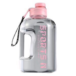 1.7L/2.7L Sports Plastic Water Bottle Gym Cycling Cup Portable Large Capacity Water Bottle For Fitness Camping Men Water Kettl