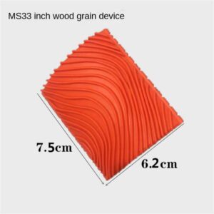 Rubber Roller Brush Imitation Wood Graining Wall Painting Tool For Art Embossing DIY Wall Painting Home Decoration Brushing