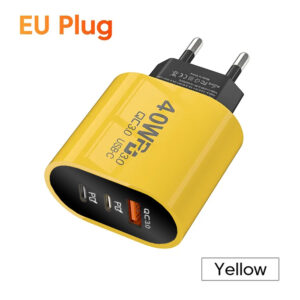 40W USB C Charger Quick Charge 3.0 USB Wall Charger PD Type C Phone Charger Power Adapter For iPhone 14 Xiaomi13 HuaweiSamsung