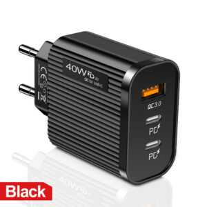 40W USB Charger Type C Fast Charging For iPhone Samsung Xiaomi Huawei USB C Mobile Phone Charger PD Quick Charger Adapter