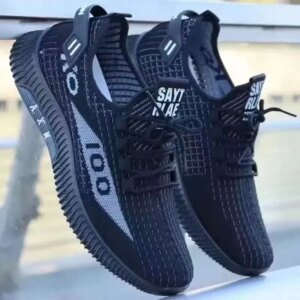 New casual men’s shoes breathable mesh sports men’s shoes comfortable, fashionable and versatile men’s sports and leisure shoes