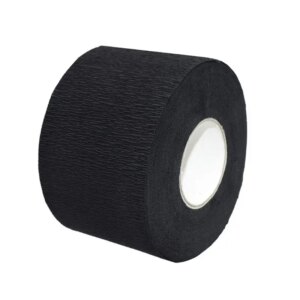 Barber Professional Black Neck Paper Barber Disposable Tissue Collar Tapes Salon Hairdressing Necks Covering Tools Accessories