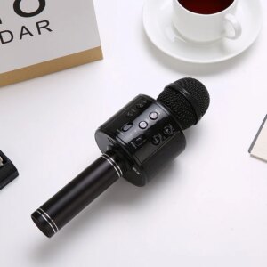 Microphone, home karaoke, mobile phone, universal popular karaoke tool, wireless Bluetooth microphone, integrated audio system