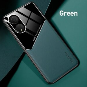 Leather Lens Protect Case for Oppo Reno 12F 11F 12 11 10 9 8 7 Pro OPPO A60 A79 A98 A78 A58 A38 A18 Car Magnetic Function Cover
