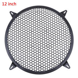 6”/8”/10”/12” Black Plastic Car Audio Speaker Sub Woofer Grille Guard Protector Cover Mesh Round Car Subwoofer Speaker Cover