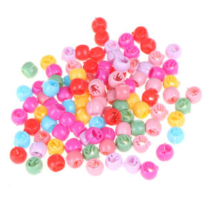 100 PCS Mini Hair Claw Clips For Women Girls Cute Candy Colors Beads Headwear Jessica