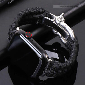 Nylon Rope Strap For Apple Watch Band Ultra 2 49mm 8 7 45mm Outdoor Sport Watchband for IWatch Series SE 6 5 4 3 44mm 42mm 2