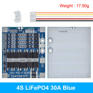 TZT BMS 4S 3.2V 3.7V 30A LiFePO4 / Lithium Battery Charge Protection Board 12.8V 14.4V 18650 32650 Battery Packs With Balance