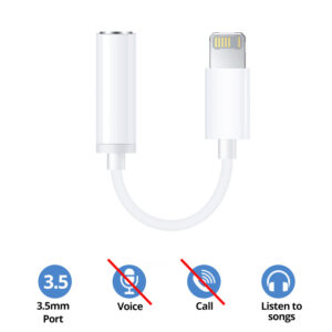Lighting To 3.5mm Jack Headphones Aux Cable For Apple iPhone 14 Pro Max 13 12 11 XS XR X 3.5mm Audio Adapter Phone Accessories
