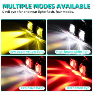Motorcycles Universal Headlight Fog Light Led Auxiliary Driving Lamp For BMW R 1200GS R1250GS ADV F800GS K1600 Honda CRF1000L
