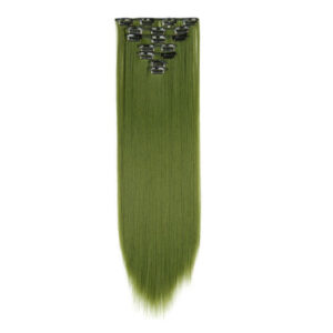 Clip in Hair Extensions 7pcs/set Synthetic Hairpieces Straight Style 22inch Thick Hair Increase Volume For Women Girls