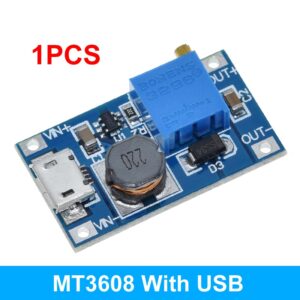 TZT MT3608 DC-DC Step Up Converter Booster Power Supply Module Boost Step-up Board MAX output 28V 2A