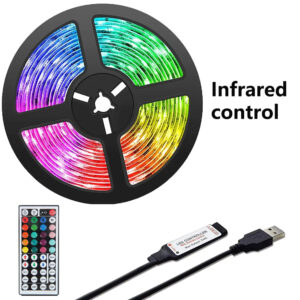Led Lights for Room RGB 5050 Led Strip with Remote Control Color Changing RGB Tape Lights for Home Party Decoration TV Backlight
