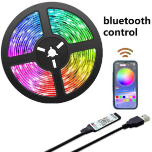 Led Lights for Room RGB 5050 Led Strip with Remote Control Color Changing RGB Tape Lights for Home Party Decoration TV Backlight