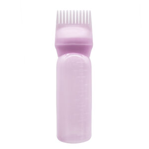 120ml Hair Dye Applicator Oil Applicator Bottle Hair Brush Dyeing Shampoo Bottle Salon Coloring Hairdressing Tool
