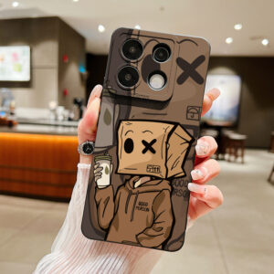 Paper Man Pattern Phone Case For Xiaomi Redmi Note 13 12 Pro Plus 5G 12S 11S 11 10S 10 Redmi 12 13C Shockproof Soft Bumper Cover