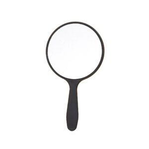 Durable DIY Makeup Mirror Handheld Small Round Handheld Mirror With Handle Anti-fall Portable Mirror Home