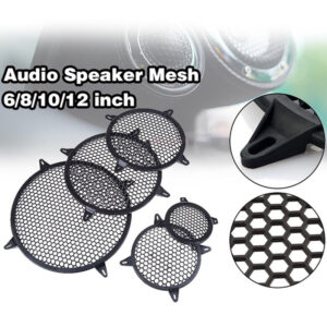 6/8/10/12 Inch Loudspeaker Protective Mesh Cover Net Car Speakers Power Amplifier Sound Box Grille Gonghpng