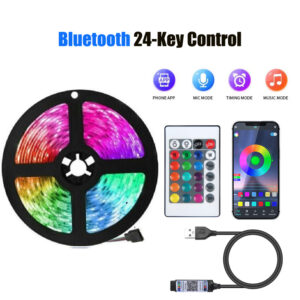 USB LED Strip Lights APP Control Color Changing 5050 RGB Led Light Flexible Lamp Tape for Room Decoration TV Backlight Diode