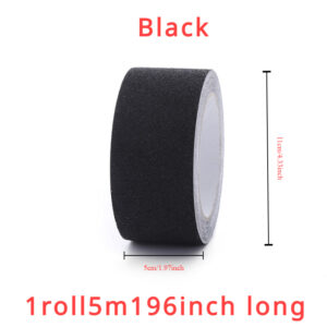 Black Frosted Anti-slip Tape Anti-frosted Slip Strips for Stairs Self-adhesive Bathroom Floor Steps Waterproof Anti-slip Warning