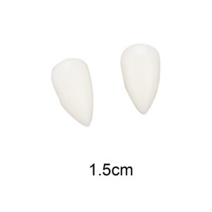 Dentures Props 1 Pair DIY Halloween Costume Props Party Vampire Teeth Fangs 4 size Environmentally friendly resin