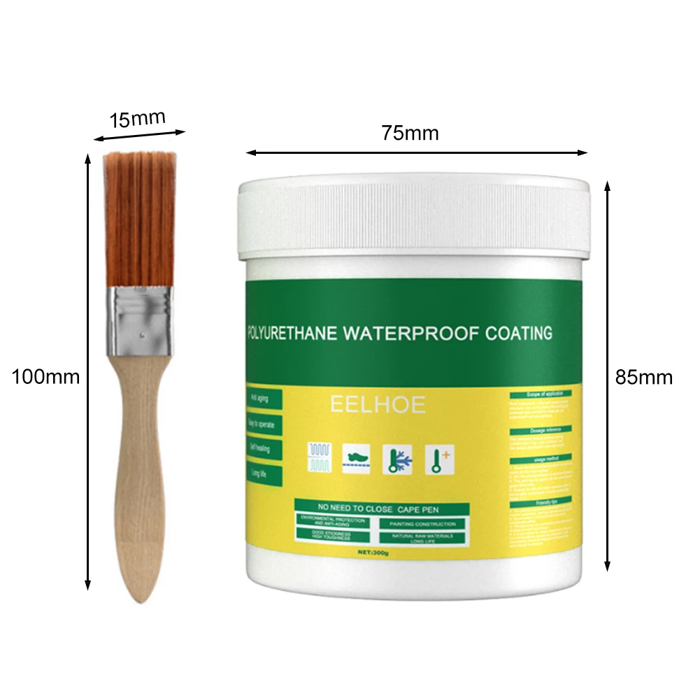 30g/100g/300g Waterproof Coating Sealant Agent Invisible Paste Glue Home Roof Anti-Leakage Agent Bathroom Sealing Sealant Glue