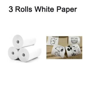57mm Thermal Paper Colorful Children Photo Paper Self-adhesive Sticker for Mini Printer Printing Replacement Accessories Parts