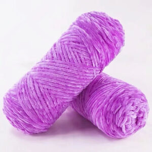 DIY 100% Polyester Velvet Yarn Amigurumi Accessories Dolphin Baby Plush Yarn Soft Chenille Yarn for Knitting 1 Skein 100g 130M