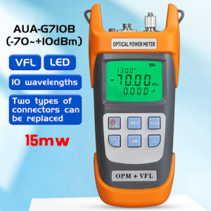 COMPTYCO OPM AUA -G710B All-IN-ONE Optical Power Meter with Visual Fault Locator optical fiber tester 15MW/30MW/50MW VFL