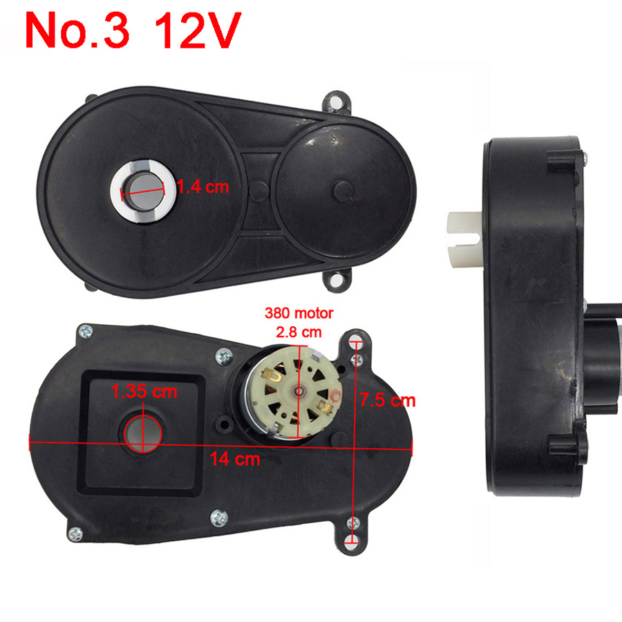 Children electric car steering gearbox with motor,Steering motor for remote control car,toy car steering gear box with engine