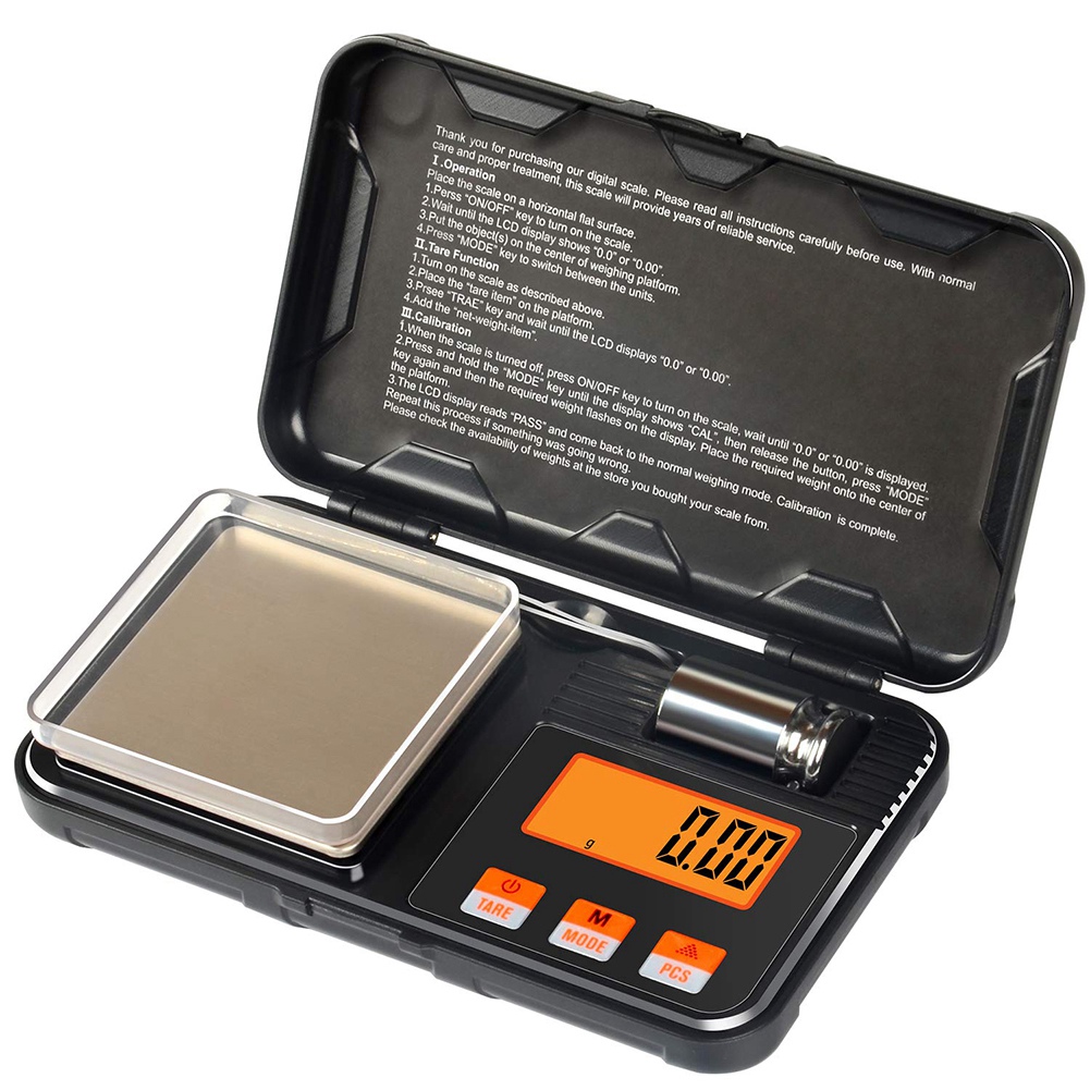 Mini Digital Scale High Quality Scale Balance Precision Machine Weighing Tools with Pocket Size 200G x 0.01G