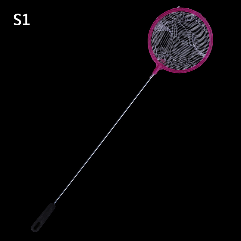 Mini Aquarium Fish Catch Net Handle Tool Fishing Tank Round Fish Accessories