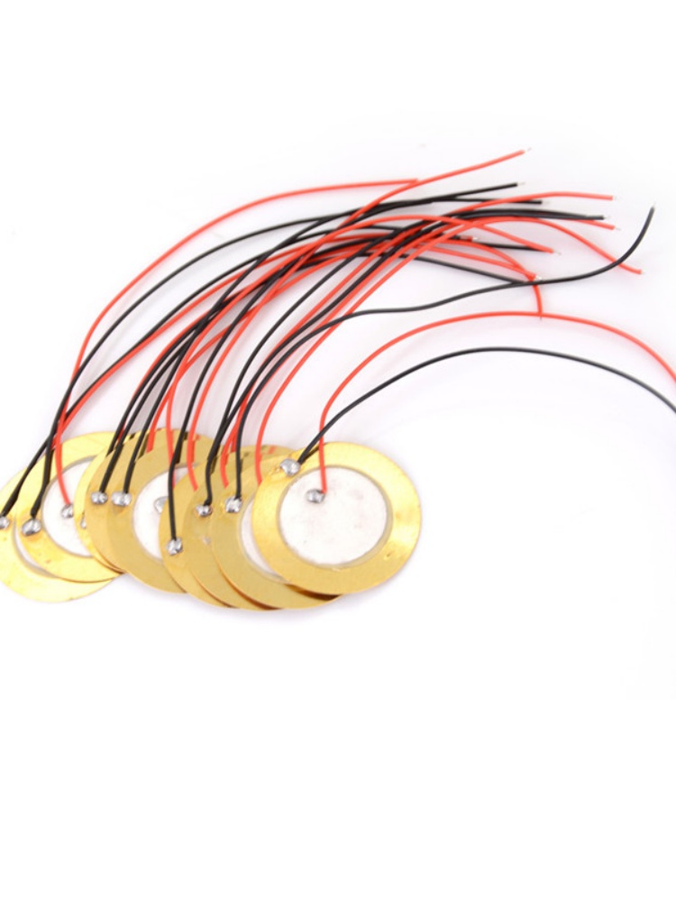 10PCS 27mm Sounder Sensor Trigger Drum Disc + wire copper Piezo Elements formusical instruments, drum pads, kits, etc