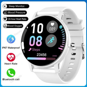 New ECG Smart Watch Men Heart Rate Voice Assistant GPS Tracker Blood Pressure Custom Dial Women Smartwatch 2024 Sport Waterproof