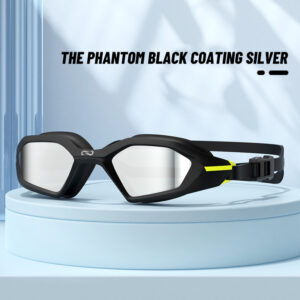 COPOZZ Professional Female Swimming Goggles Electroplate Swim Glasses Anti Fog UV Protection Adjustable Adult Swim Eyewear Men