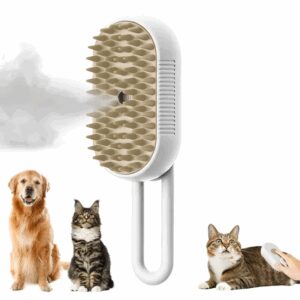 3 in 1 Electric Spray Cat Hair Brush Pet Brush Dog Hair Beauty Comb Pet Steam Brush Steam Cat Dog Hair Brush Special Comb
